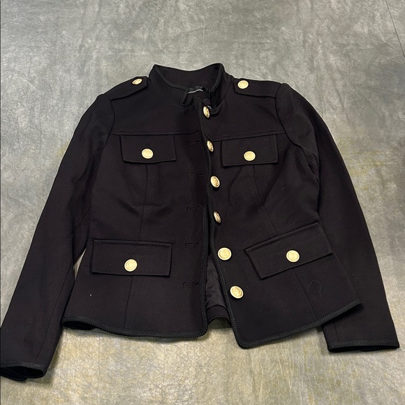 White House Black Market Ponte Button Detail Jacket - Picture 2 of 4